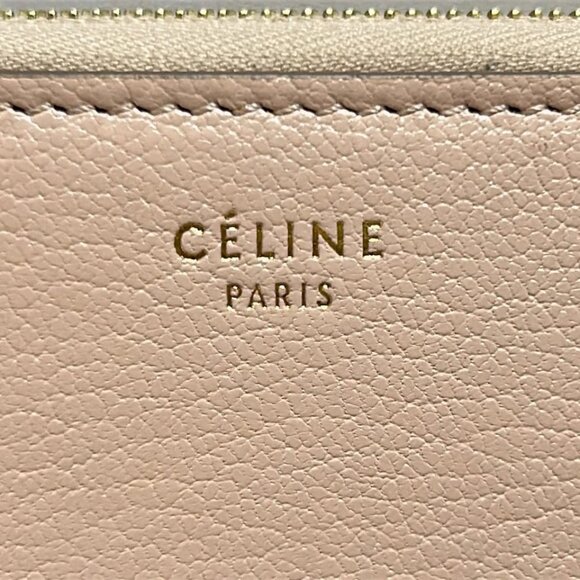 CELINE - Light Pink Leather Long Wallet 221-080425 - Picture 7 of 7
